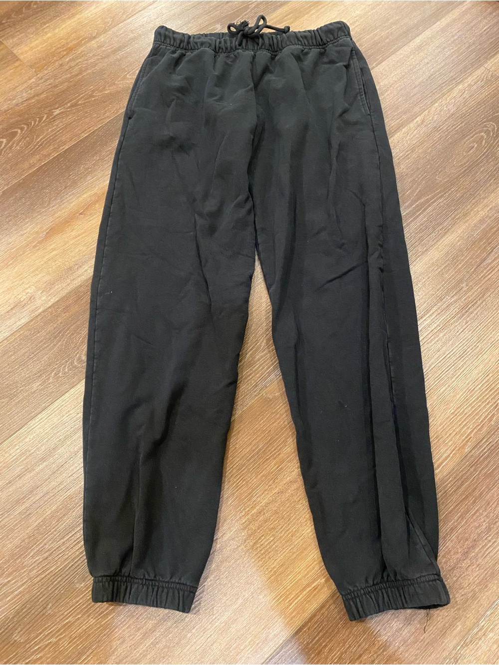 Aeropostale Black Women's Drawstring Jogger Pants